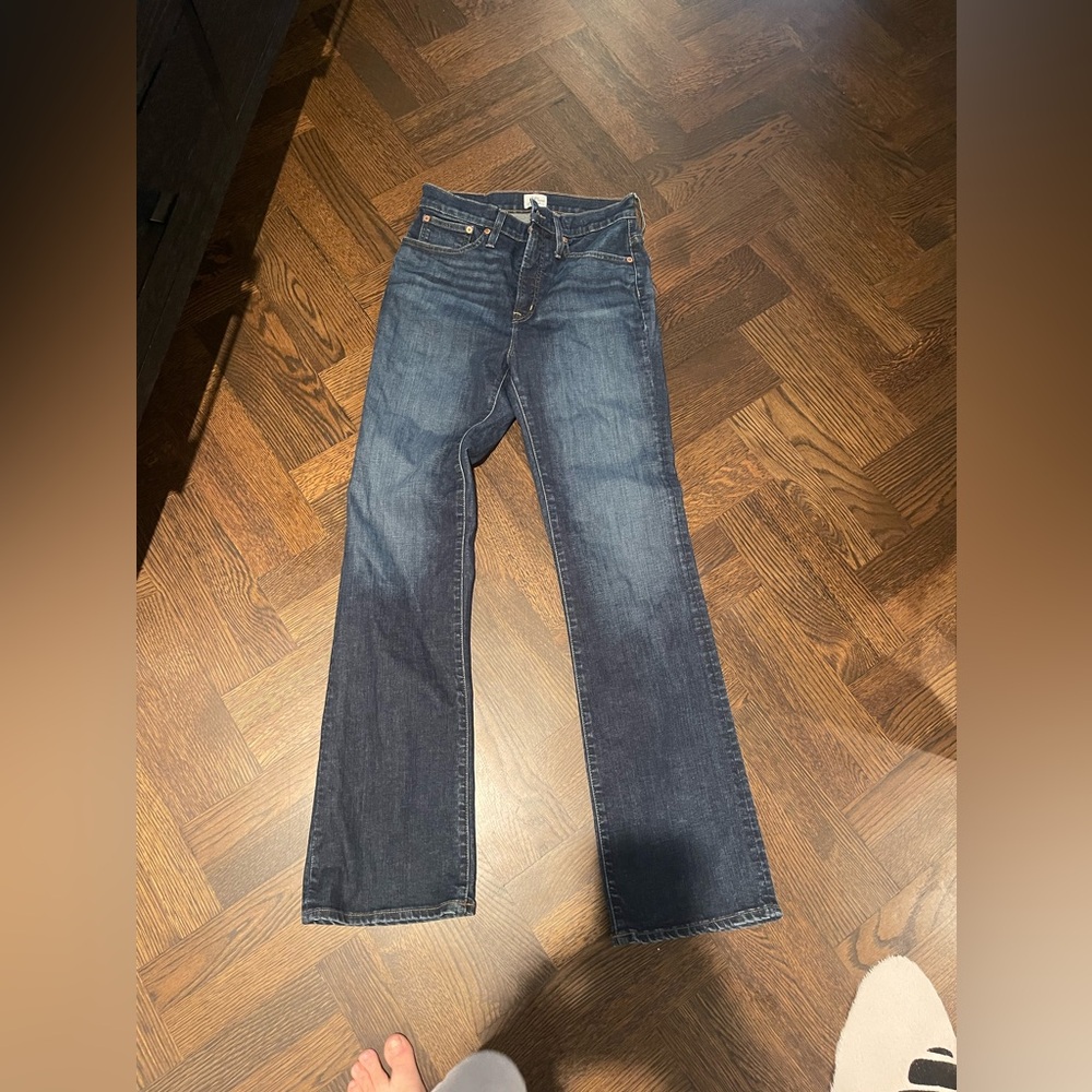 J crew boot leg jeans 28
